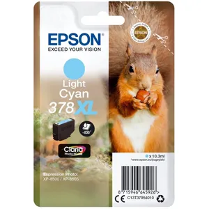Comparateur de prix : Epson Squirrel Singlepack Light Cyan 378XL Claria Photo HD Ink TU