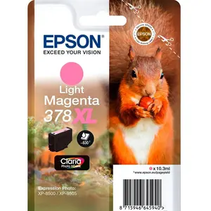 Comparateur de prix : Epson Squirrel Singlepack Light Magenta 378XL Claria Photo HD Ink TU
