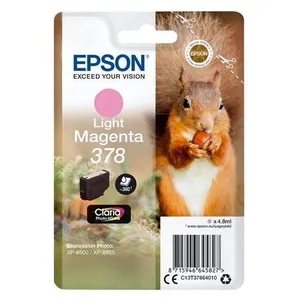 Comparateur de prix : Epson - 378 Light Magenta Ink Cartridge (with security) (C13T37864020)