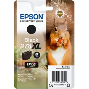 Comparateur de prix : Epson Squirrel Singlepack Black 378XL Claria Photo HD Ink TU