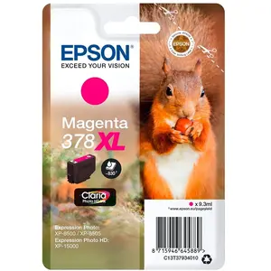 Comparateur de prix : Epson Cartouche Ecureuil 378XL Encre Claria Photo Magenta 9,3ml