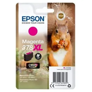 Comparateur de prix : 378XL Magenta Ink Cartridge (With Security) (C13T37934020) - Epson