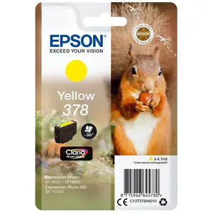 Comparateur de prix : Epson Squirrel Singlepack Yellow 378 Claria Photo HD Ink TU