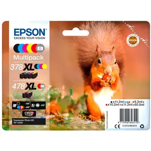 Comparateur de prix : T379D4010 - Pack de 6 cartouches d'encre Epson