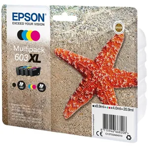 Comparateur de prix : Kit d'encres EPSON Multipack 603 XL - Noir, Cyan, Magenta, Jaune