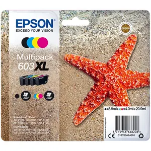 Comparateur de prix : Cartouche D'encre - 603xl - Noir/cyan/magenta/jaune Epson