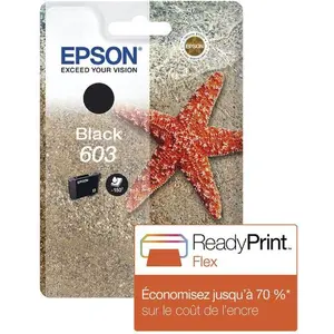 Comparateur de prix : Epson - Cartouche d'encre 603 noir - Etoile de mer (C13T03U14010)