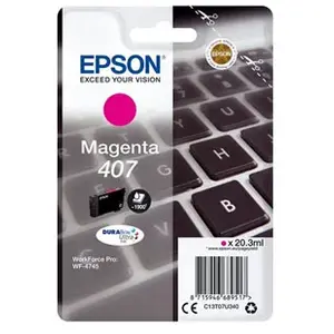 Conso imprimantes - EPSON - 407L - Magenta / 1900 pages C13T07U340 pas cher