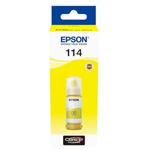Comparateur de prix : Cartouche d'encre couleur Epson Eco Tank 114 Jaune