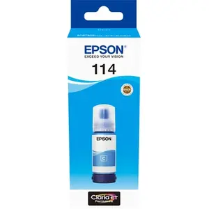 Comparateur de prix : Cartouche d'encre couleur Epson Eco Tank 114 Cyan