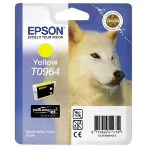 EPSON Cartouche d'encre T0964 Jaune - Loup (C13T09644010) pas cher