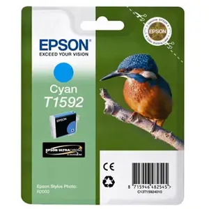Comparateur de prix : T159240 - Cartouche dEncre Cyan UltraChrome Epson (Martin-pecheur)