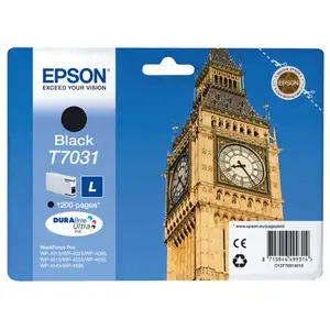 Epson T7031 Cartouche d'encre d'origine Noir Amazon Dash Replenishment est prêt pas cher