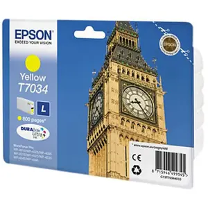 Comparateur de prix : Epson T7034 Cartouche d'encre Jaune Amazon Dash Replenishment est prêt