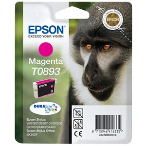 Comparateur de prix : Epson T0893 (singe) - Cartouche d'encre Magenta pour Stylus