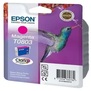 Comparateur de prix : Epson T0803 Cartouche d'impression Magenta Amazon Dash Replenishment est prêt