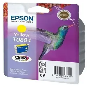 Comparateur de prix : Wecare Epson - Cartouche d'encre T0804 Jaune - Colibri (C13T08044011)