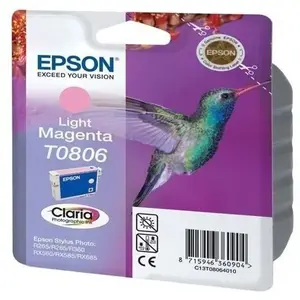 Comparateur de prix : Epson - Cartouche d'encre T0806 Magenta clair - Colibri (C13T08064011)