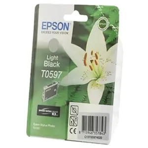 Comparateur de prix : Epson T0597 Cartouche d'encre d'origine grise pour R2400 Amazon Dash Replenishment est prêt