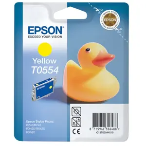 Comparateur de prix : Wecare Epson T0554 Cartouche d'encre d'origine Jaune pour R240 245 RX420 425 520
