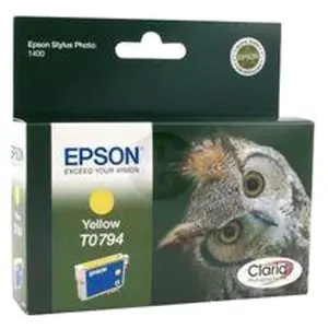 EPSON Cartouche d'encre T0794 Jaune - Chouette (C13T07944010) pas cher