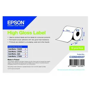 Epson - &eacute;tiquettes - 1 rouleau(x) - Rouleau (7,6 cm x 33 m) pas cher