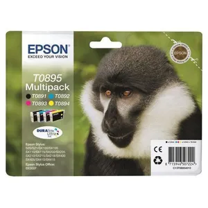 Comparateur de prix : EPSON Cartouche Encre D'origine Pack NOIRE+CYAN+MAGENTA+JAUNE Babouin 