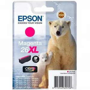 Comparateur de prix : Epson 26XL - taille XL - magenta - original - cartouche d'encre