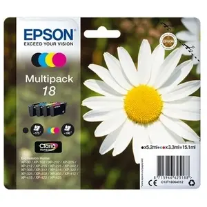 T180640 - Pack de 4 Cartouches dEncre  Noir et Couleur Epson (Paquerette) pas cher
