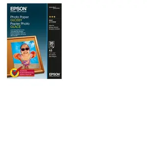 Comparateur de prix : Papier d'impression Epson Papier Photo Glossy - A3 - 20 Feuilles - 200g/m²