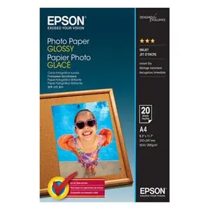 Comparateur de prix : EPSON Papier photo brillant S042538 - 200g/m2 - A4 - 20 feuilles