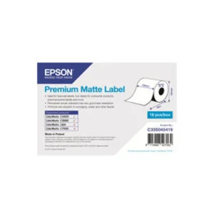 Comparateur de prix : Epson Rouleau adhesif continu Premium Matte 102mm x 35 mm pour TM-C3400