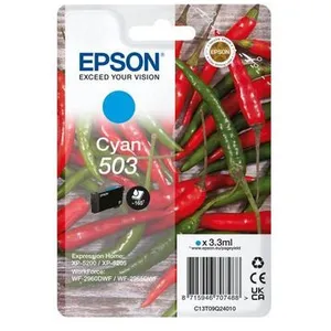 Comparateur de prix : Epson - Singlepack Cyan 503 Ink (C13T09Q24010)
