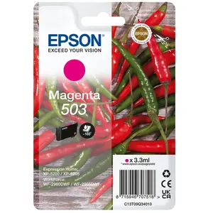 Comparateur de prix : Epson - Singlepack Magenta 503 Ink (C13T09Q34010)
