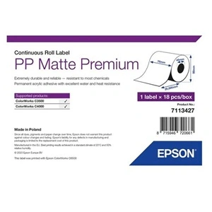 Comparateur de prix : Papier pour imprimante Epson 7113427 Blanc (18 Unités)