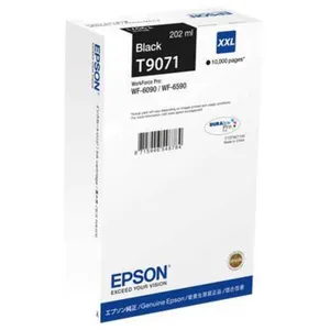 Comparateur de prix : Encre Jet d'encre - EPSON - Ink/T9071 DURABrite Pro 202ml BK - Noir - Papier