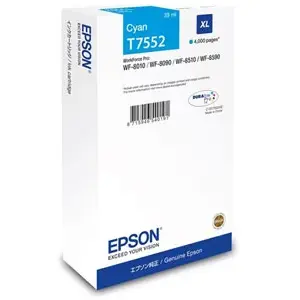 Comparateur de prix : Conso imprimantes - EPSON - T7552 XL - Cyan / 4000 pages C13T75524N
