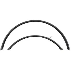 Accell Hunland Sinus Jeu de Garde-Boue Adulte Unisexe, Noir, Taille Unique