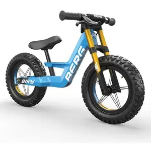 Comparateur de prix : BERG draisienne Biky Cross avec frein à main bleu