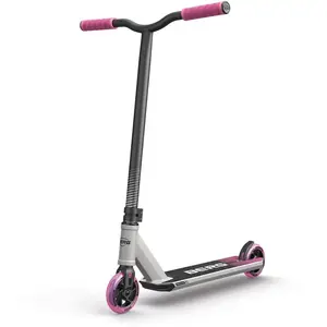 Comparateur de prix : Trottinette acrobatique - BERG - Proxus X1 - Gris/Rose - Aluminium - 2 roues