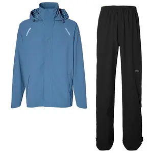 Comparateur de prix : Ensemble de pluie unisexe Basil Hoga Taille L Bleu et Noir