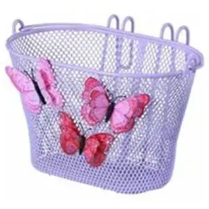 Comparateur de prix : Panier avant enfant - Basil - Jasmin - Violet - Acier - Fixation crochets