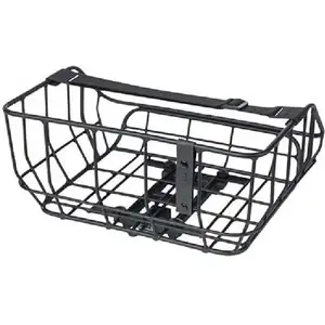 Comparateur de prix : Panier arrière - BASIL - Portland - Aluminium - Noir - Compatible système MIK