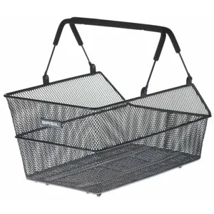 Comparateur de prix : Panier de bicyclette Cento derrière - BASIL - 27L - Noir amovible