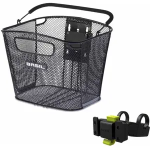 Comparateur de prix : Basil Panier Pour Vélo Bold Kf Pour 25 Litres Acier Noir