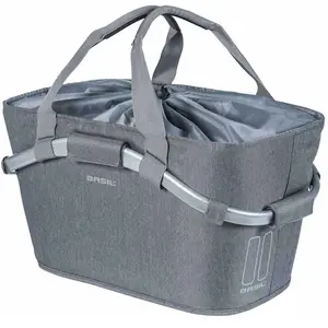 Basil Panier avant portland 25l alu vintage noir matte | 109.99 € - Culture Vélo