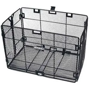 Comparateur de prix : Basil panier Catania à vélo pliable acier noir 15 litres