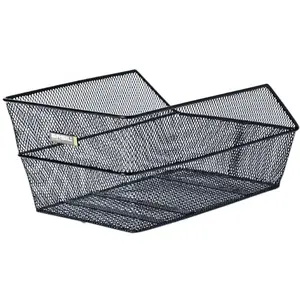 Comparateur de prix : Panier arrière fixation acier Basil Cento Noir 39x24x21 cm 709864