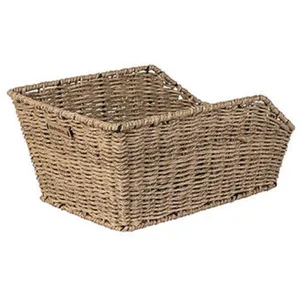 Comparateur de prix : Basil panier a velo cento rattan look avec systeme wsl 47 x 34 x 24 cm