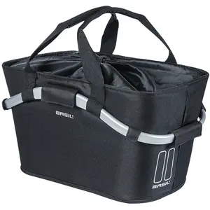Comparateur de prix : Panier vélo arrière plaque Basil Classic Carry All Mik 2.0 22L N